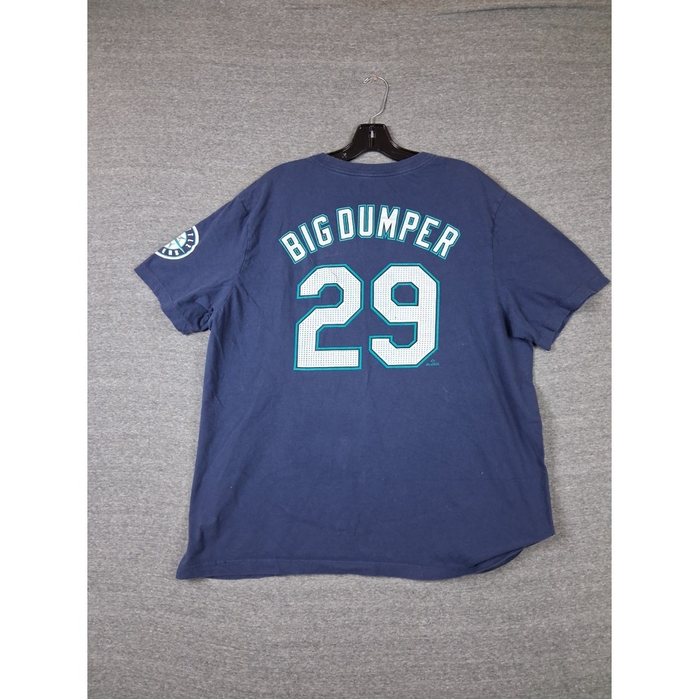 Seattle Mariners X Nike Adult Shirt‎ XL Blue Baseball Big Dumper Cal Raleigh - Picture 7 of 8